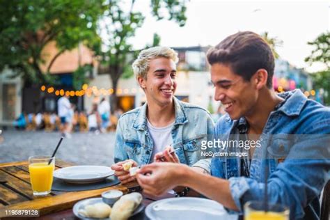 Gay Couple Dining Photos And Premium High Res Pictures Getty Images