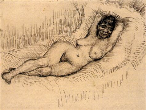 Van Gogh Reclining Nude Vincent Van Gogh Als Kunstdruck Oder My Xxx