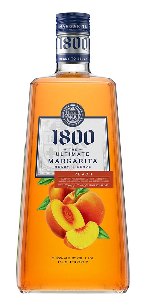 1800 The Ultimate Margarita Peach Liqueur 175l Ultimate Margarita