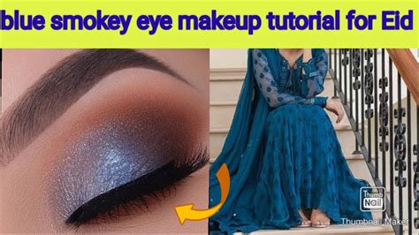 Blue Smokey Eye Makeup Tutorial 💙 Eid Makeup Look Youtube
