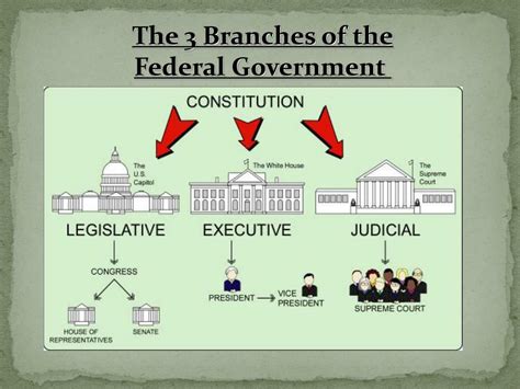 Ppt The 3 Branches Of The Federal Government Powerpoint Presentation