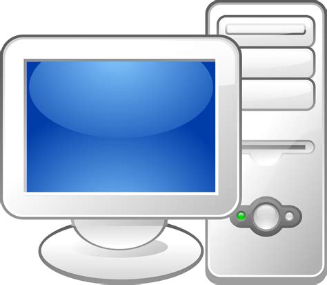 Screen Clipart Computer Logo - Pc Png Transparent Png - Full Size png image