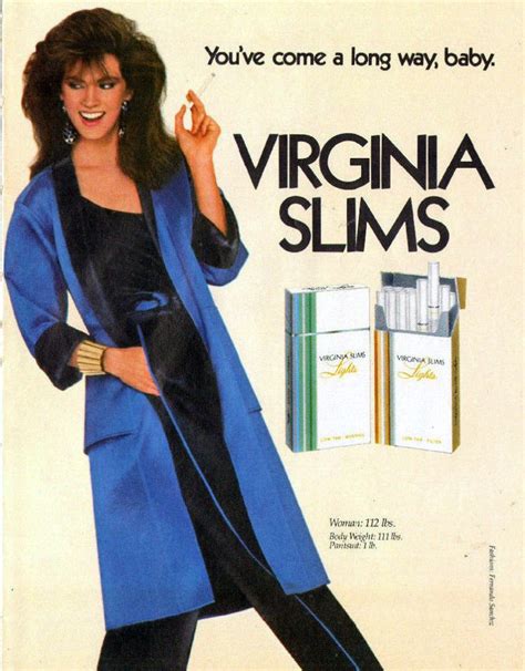 Virginia Slims Virginia Slims Slim Girl Famous Ads