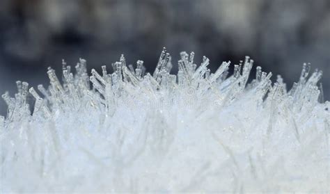 Ice Crystals Stock Photo Image Of Snow Closeup Freezing 13111946