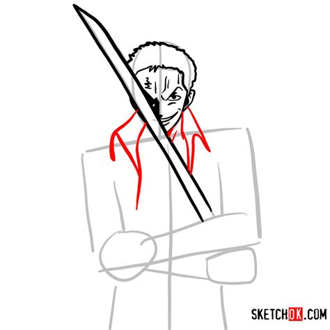 This main charater of this movie yoshimura which is a unique person. How to draw Roronoa Zoro with swords | One Piece - Step by ...