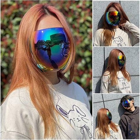 These Giant Full Face Sunglasses Hide Your Face And Act As A Face Shield As Well