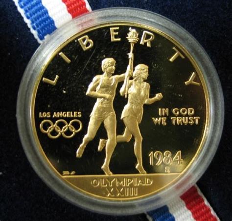 1984 Us 10 Gold Olympic Coin