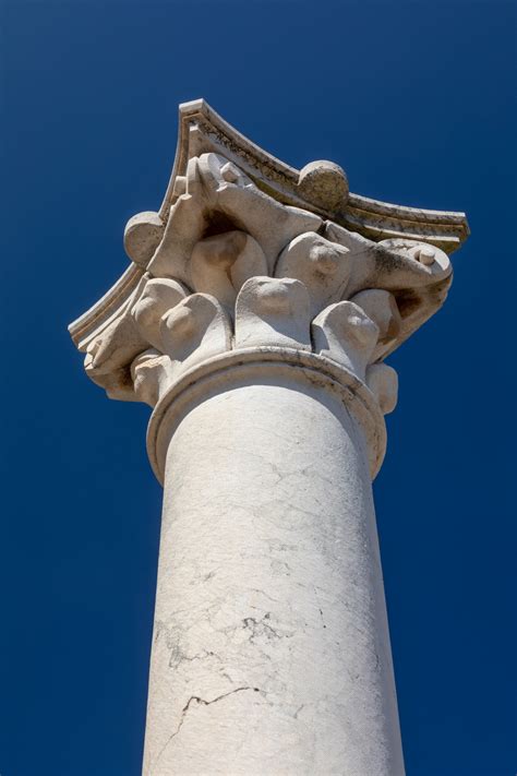 Greek Column And Sky Free Stock Photo Public Domain Pictures