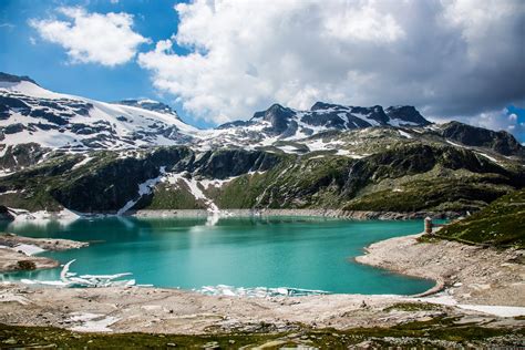 Austria Mountains Lake Alps Nature Wallpaper 6000x4000 376969