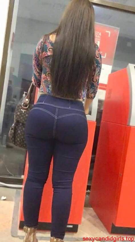 Big Booty In Tight Jeans By The Atm Candid Pics Sexy