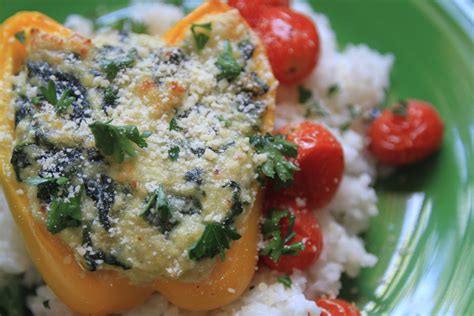 Spinach Ricotta Stuffed Peppers A Satisfying Vegetarian Alternative