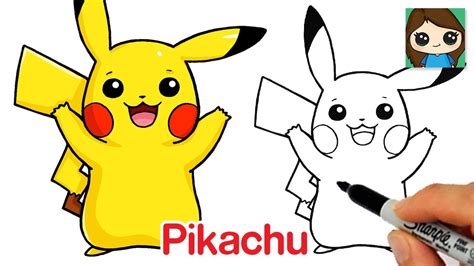 How To Draw Pikachu Pokemon Youtube