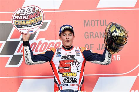 Marc Marquez Champion Du Monde Motogp 2016