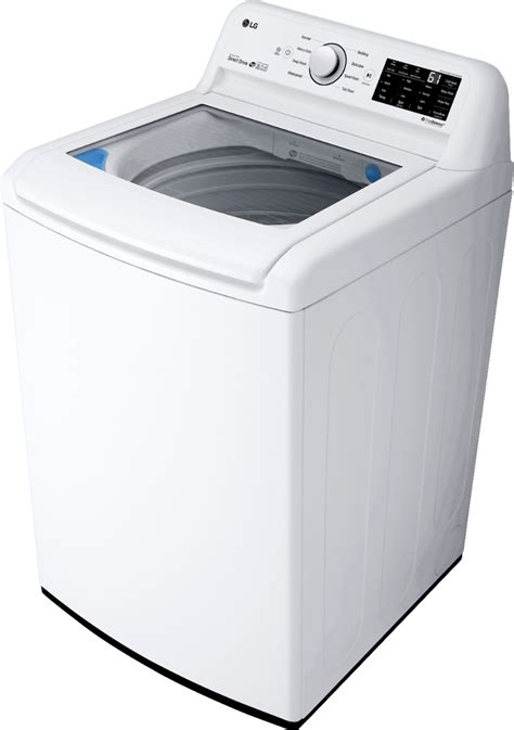Lg 45 Cu Ft 8 Cycle Top Loading Washer With 6motion Technology White