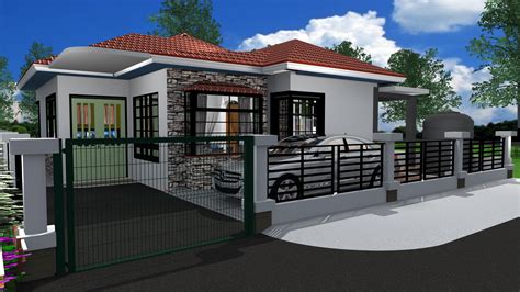 Three Bedroom Bungalow House Design In Kenya