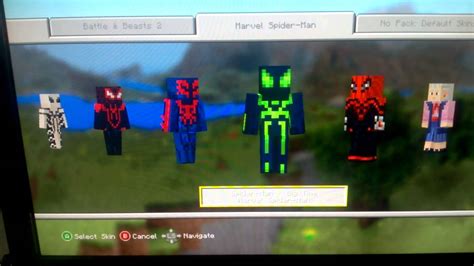 New Minecraft Spider Man Skin Pack Youtube