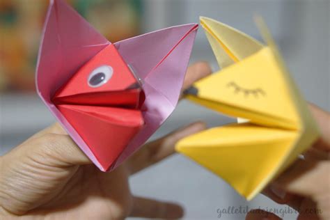 Cómo hacer un zorrito marioneta de papel Origami para niños Galletita de Jengibre