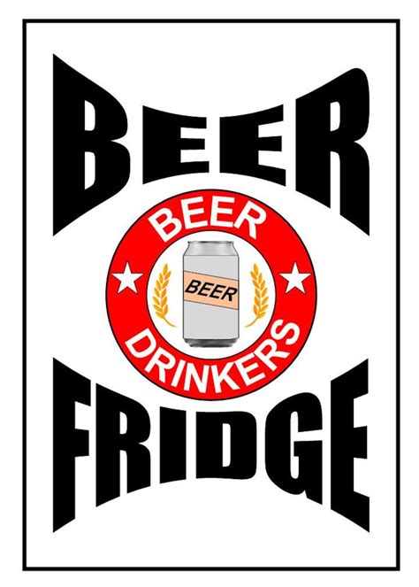 Beer Drinkers Beer Fridge Magnet Beer Fridge Etsy