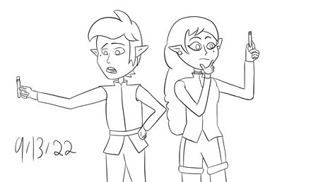 Unfinished Blight Twins Toh Daily Fan Art 17 Late Rtheowlhouse