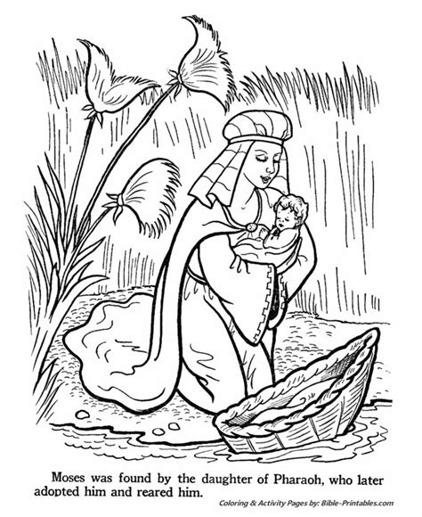 The story of rahab has been beautifully brought to life with this joshua 2. Moses Bible Story Coloring Page | Библейские раскраски ...