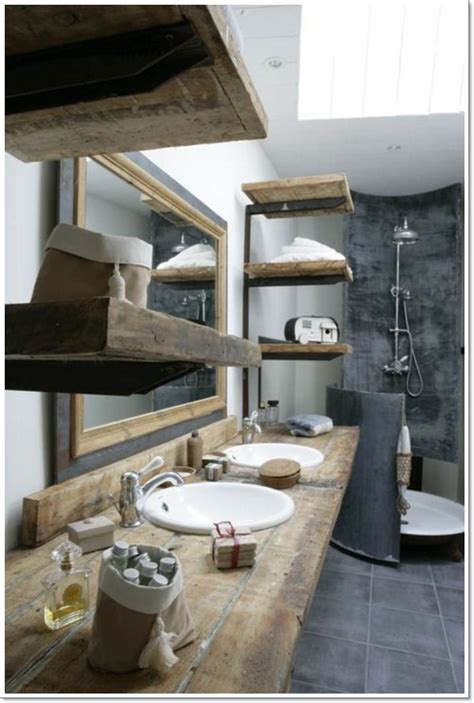 40 Exceptional Rustic Bathroom Designs Filled With