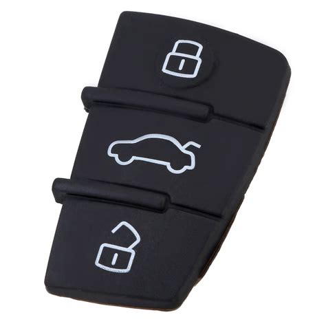 3 Button Replacement Pad Rubber Remote Key Fob For Audi A3 A4 A5 A6 A8