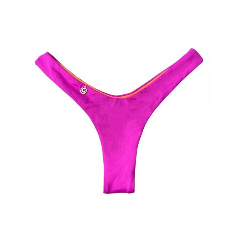 Biquini Aviador Dupla Face Maia Pink Laranja Neon Solar Bikinis