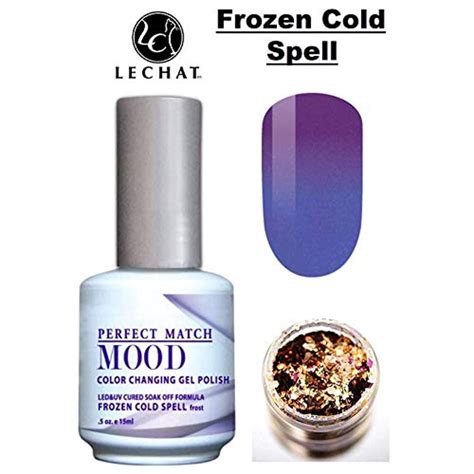 Lechat Perfect Match Mood Color Changing Gel Polish With Nail Glitter