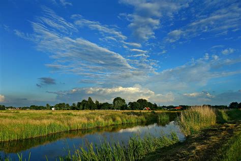 Outdoors Nature Reflection Dutch Landscape Land Beauty In Nature Lake Rural K Tranquil