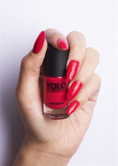 Yolo Cosmetics Shades Of Red 114 Yolo Cosmetics Red Colors Nails