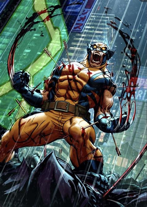 Berserker Rage Wolverine Marvel Vs Black Black Rage Blood Angle