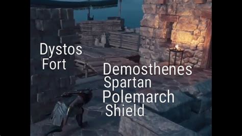 Assassins Creed Odyssey Dystos Fort Polemarch Spartan Seal Loot