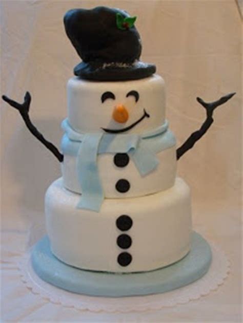 pretty snowman cake ideas  christmas pretty designs