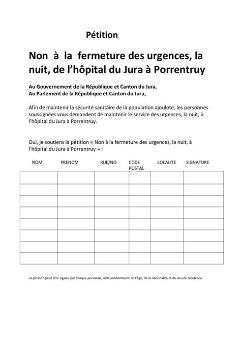 Nous sommes une société de vente de boisson et pub qui organise le samedi soir des soirées karaoké autorisation. Pétition par Laurent Schaffter - Fichier PDF