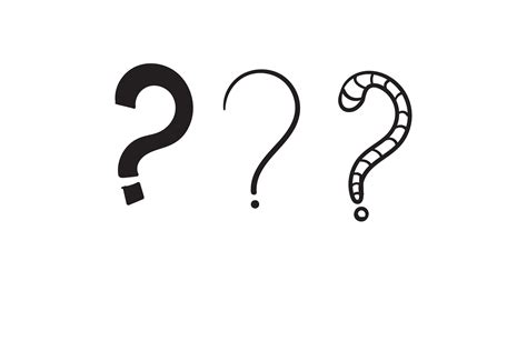 Doodle Question Mark Graphic By Gwensgraphicstudio · Creative Fabrica