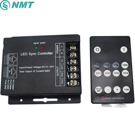 Dc12v 24v Diy Led Controller Dimmer Rf Wireless Remote 3 Channel Way