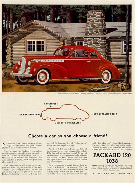 1940 Packard Packard Car Ads Packard Cars