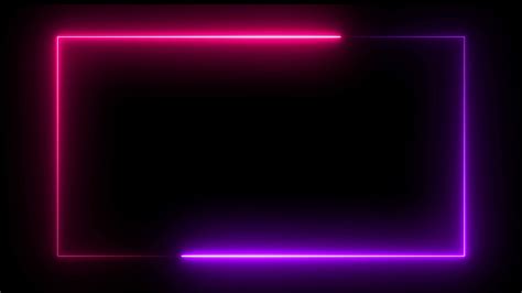 Animated Neon Pink And Purple Line Glowing Abstract Glowing Neon Line
