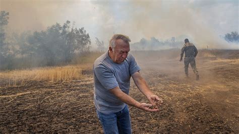 Mines Fires Rockets The Ravages Of War Bedevil Ukraines Farmers