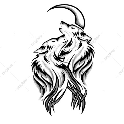 Check spelling or type a new query. Wolf Moon, Tattoo, Illustration, Wolves PNG Transparent ...