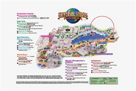 Mapa De Universal Studios Orlando