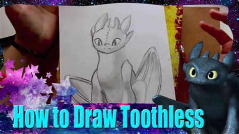 How To Draw Toothless From Dreamworks How To Train Your Dragon