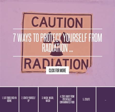 7 Ways To Protect Yourself From Radiation Lifestyle