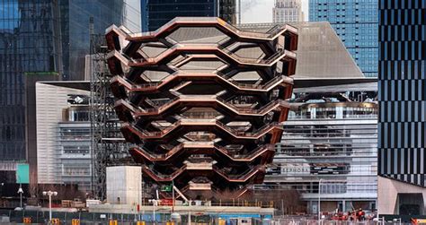 Giant Honeycomb Pedestrian Walkway Opens To The Public At Nycs Hudson
