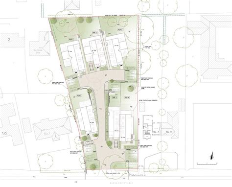 Planning Approval For 6 Houses Np Architects Riba Chartered