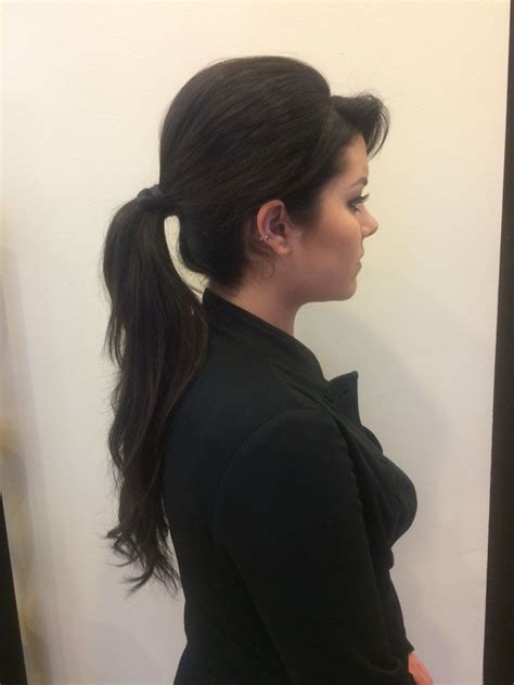 Week 12 Bouffant Undone Low Ponytail Test Out Low Ponytail Bouffant
