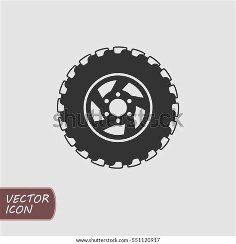 Offroad Wheel Icon Stock Vector Royalty Free 551120917 Shutterstock