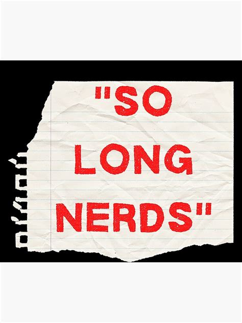 So Long Nerds Technoblade Poster For Sale By Lucyaane Redbubble