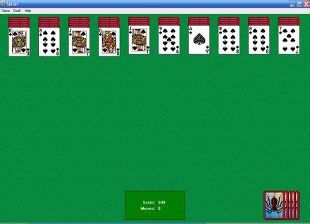 The goal is to assemble 13 cards of a suit, in ascending sequence from ace through king, on top of a pile. How to access Spider Solitare Card Game fast using Windows XP shortcut : Ask the eConsultant