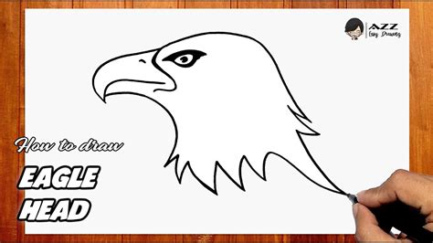 How To Draw Eagle Head Step By Step Youtube